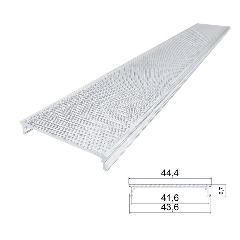 Acrylic Anti-Glare Extrusion Lampshade