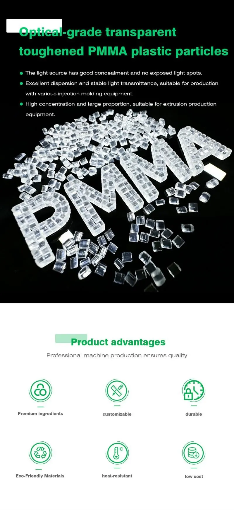 Modified Acrylic Toughened Material