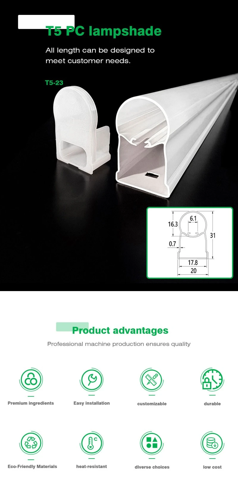 T5 Tube Housing Kit