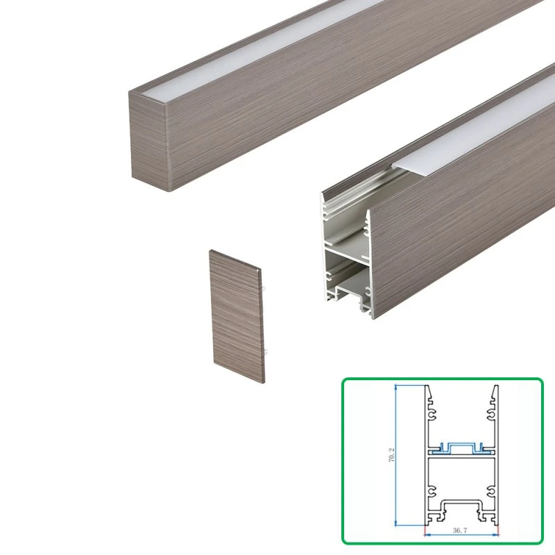 Extruded Office Light Housing Kit