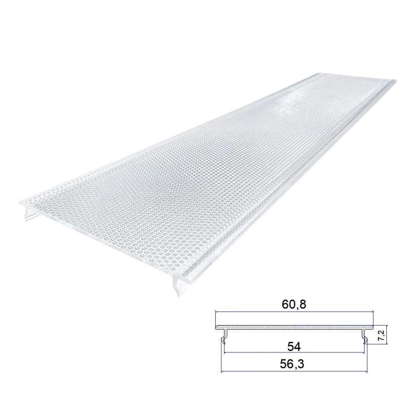 Polycarbonate Diamond Pattern Extruded Lampshade
