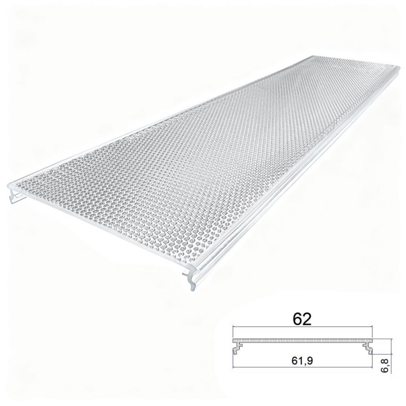Polycarbonate Embossed Extruded Lampshade