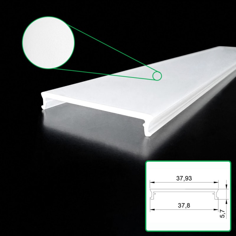 Polycarbonate Extruded Matte Lampshade