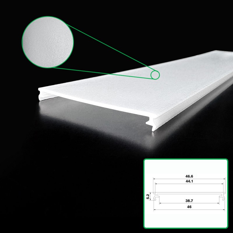 Polycarbonate Extrusion Frosted Lampshade
