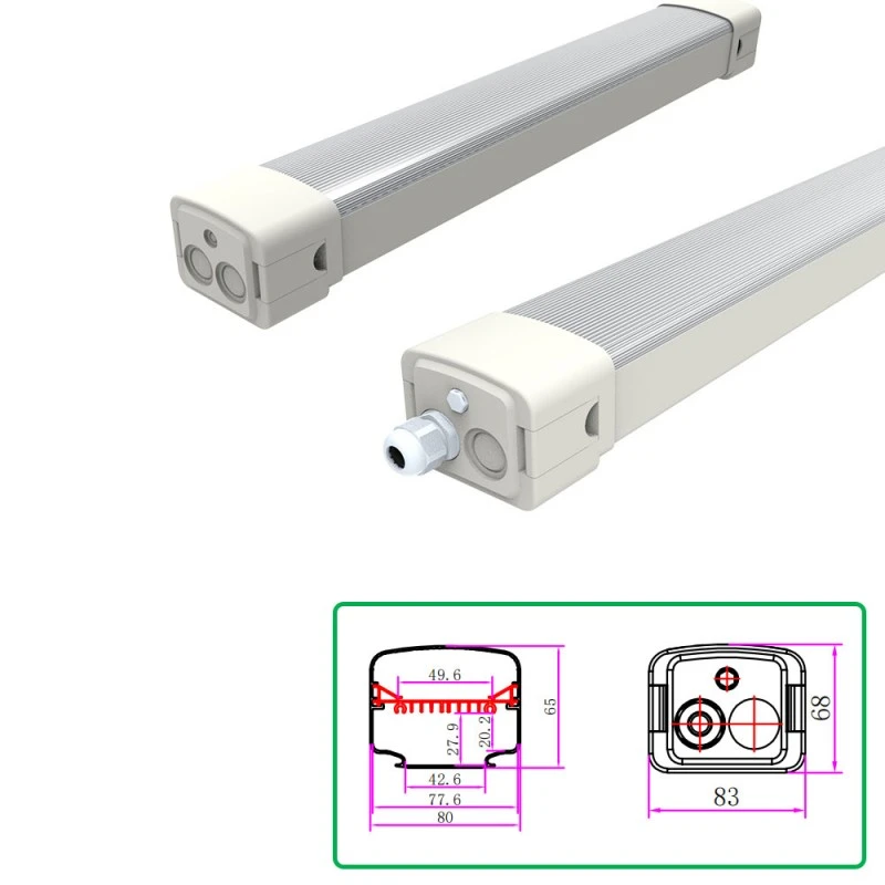 Tri-Proof Light Dual-Color Extruded Housing